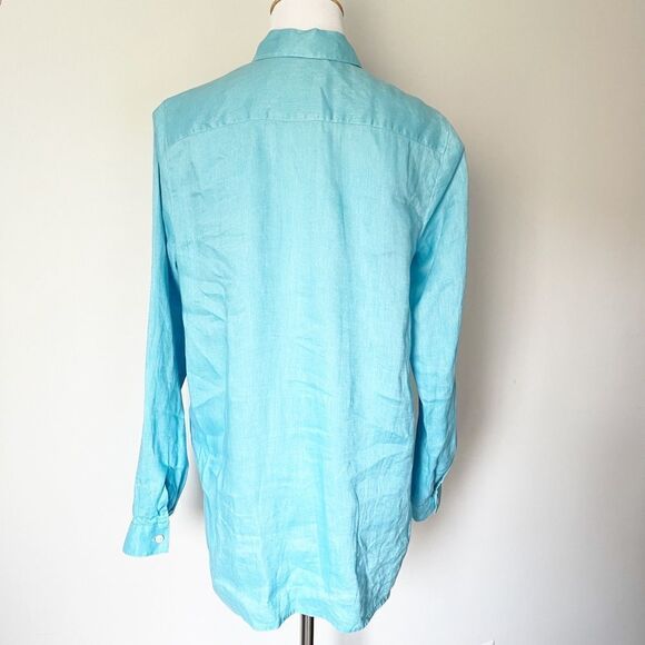 J. Jill Love Linen Essential Shirt - Picture 2 of 4